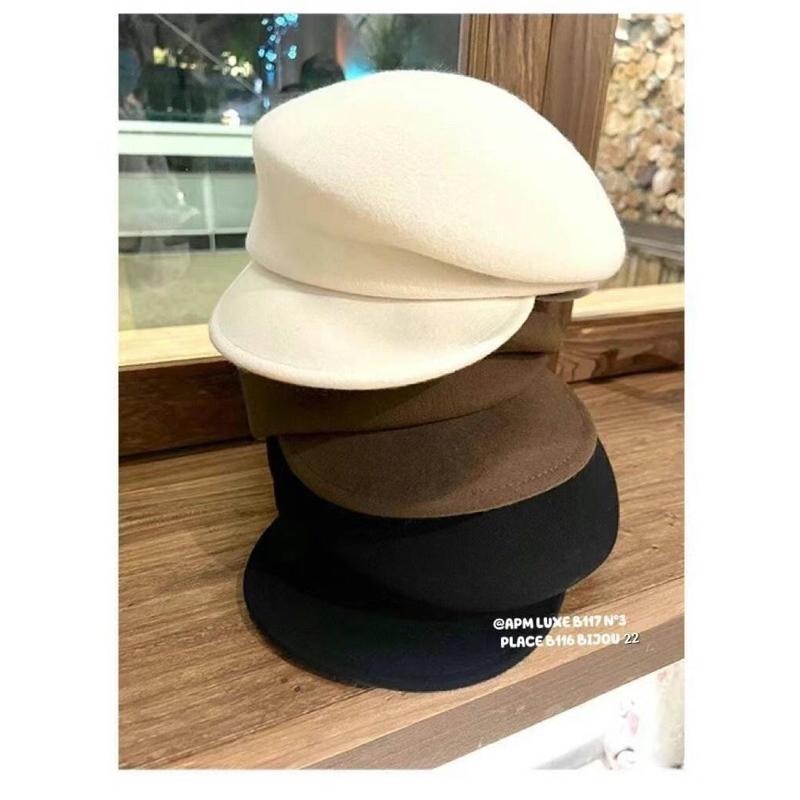 MiaoMiao Korea 平價版ca4la 羊毛挺版報童帽 秋冬 東大門 正韓代購-細節圖9