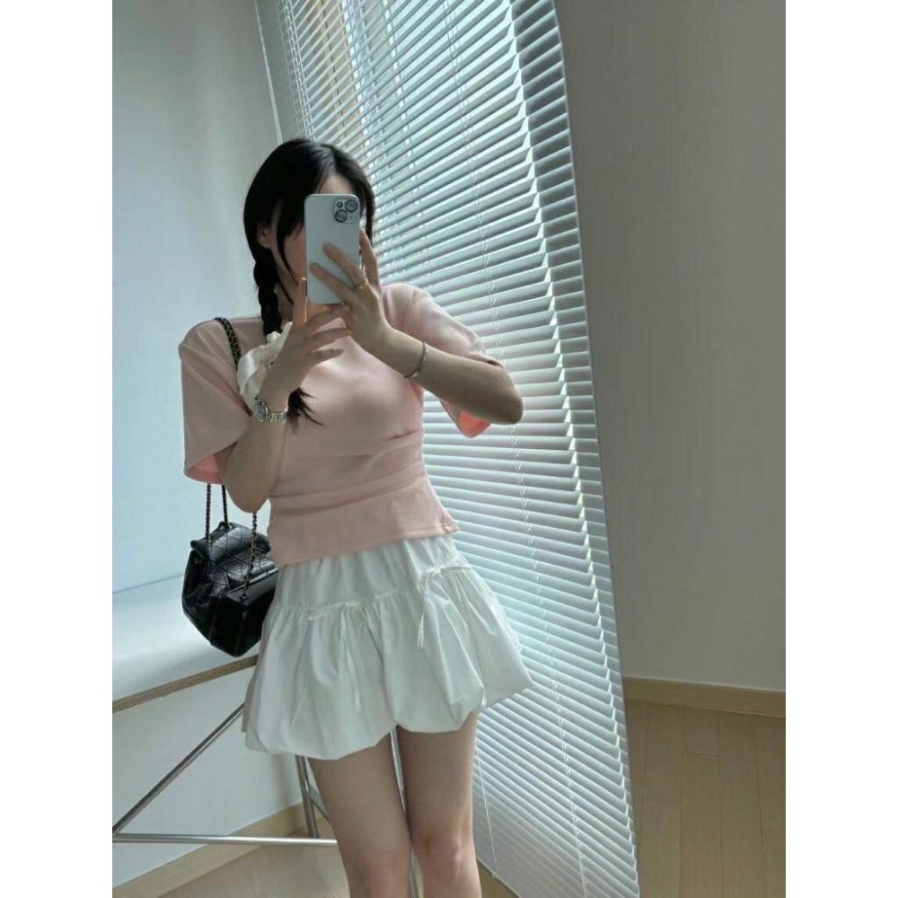 【現貨】MiaoMiao Korea 強制顯瘦‼️ 厚磅開衩收腰上衣 春夏 東大門 正韓代購-細節圖6