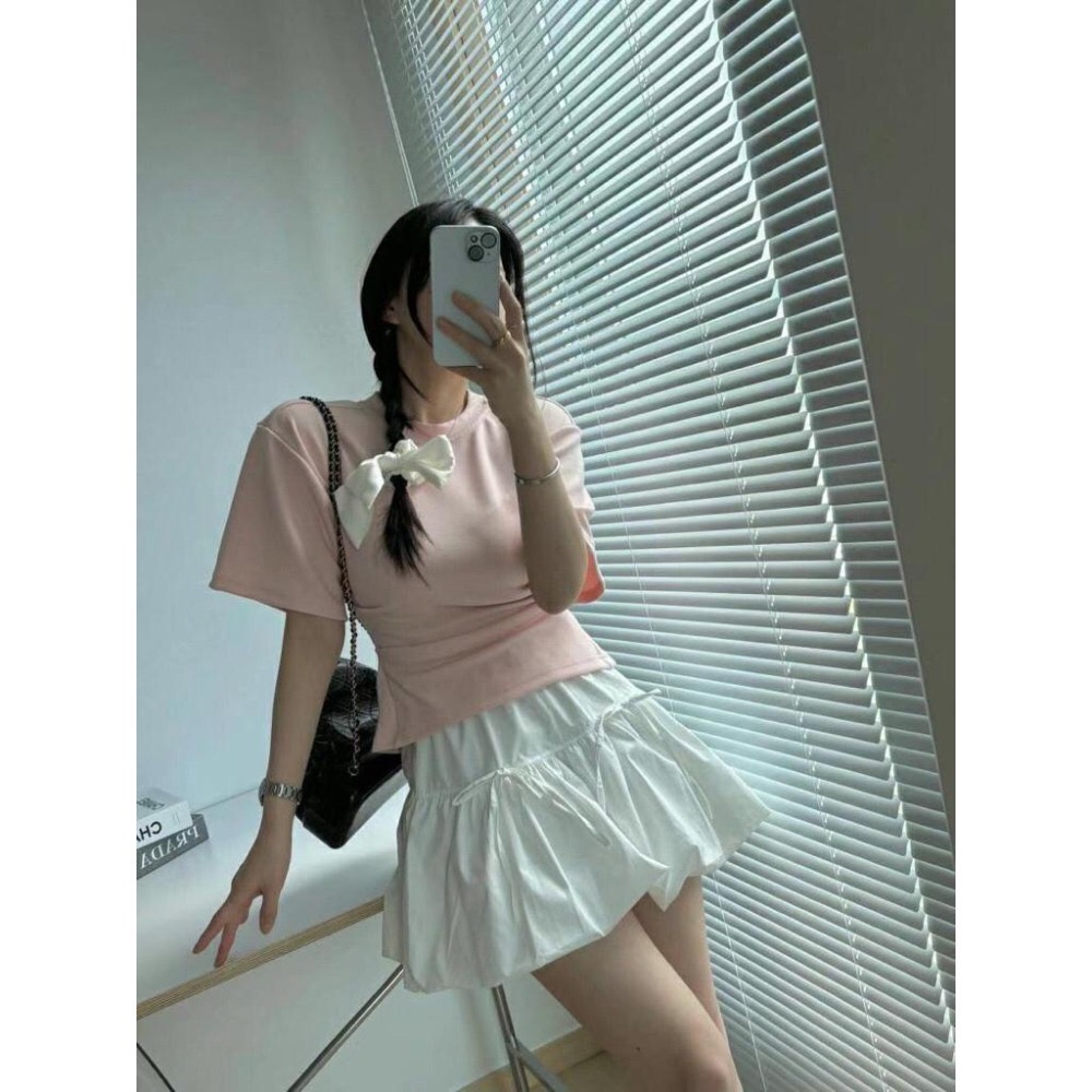 【現貨】MiaoMiao Korea 強制顯瘦‼️ 厚磅開衩收腰上衣 春夏 東大門 正韓代購-細節圖7