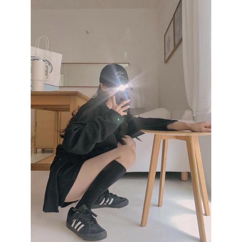 MiaoMiao Korea 不費力穿搭👌 厚磅針織連帽套裝 連帽上衣+鬆緊褲裙 秋季 東大門 正韓代購-細節圖6