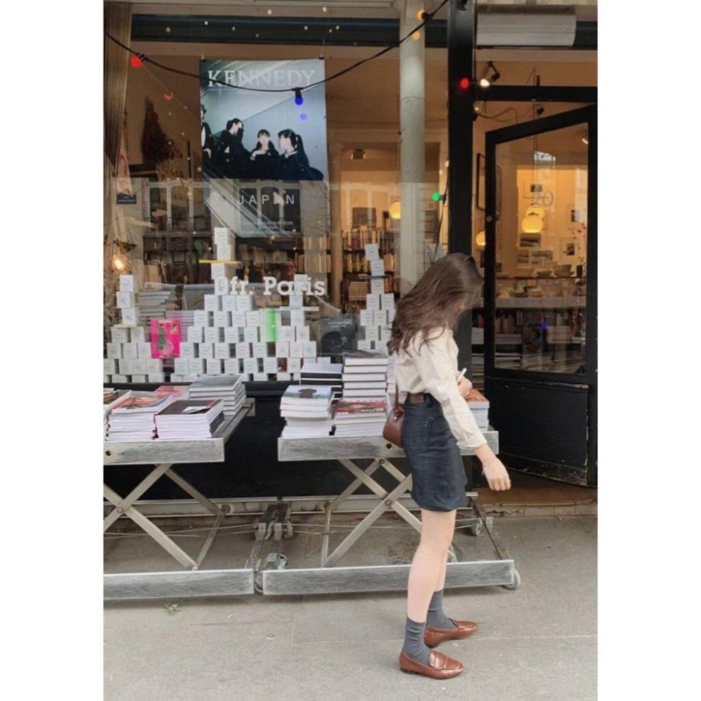 【現+預】MiaoMiao Korea 自購款🔥 很好穿不掉筒細坑條中筒襪 秋季 東大門 正韓代購-細節圖8