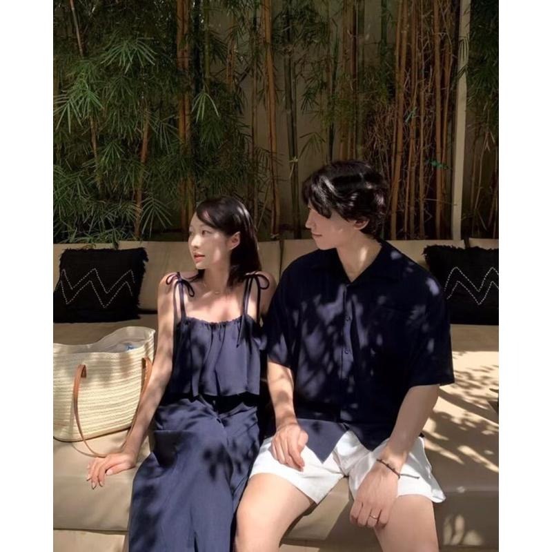 MiaoMiao Korea 休閒舒適 蝴蝶結綁帶連身褲 夏季 東大門 正韓代購-細節圖3