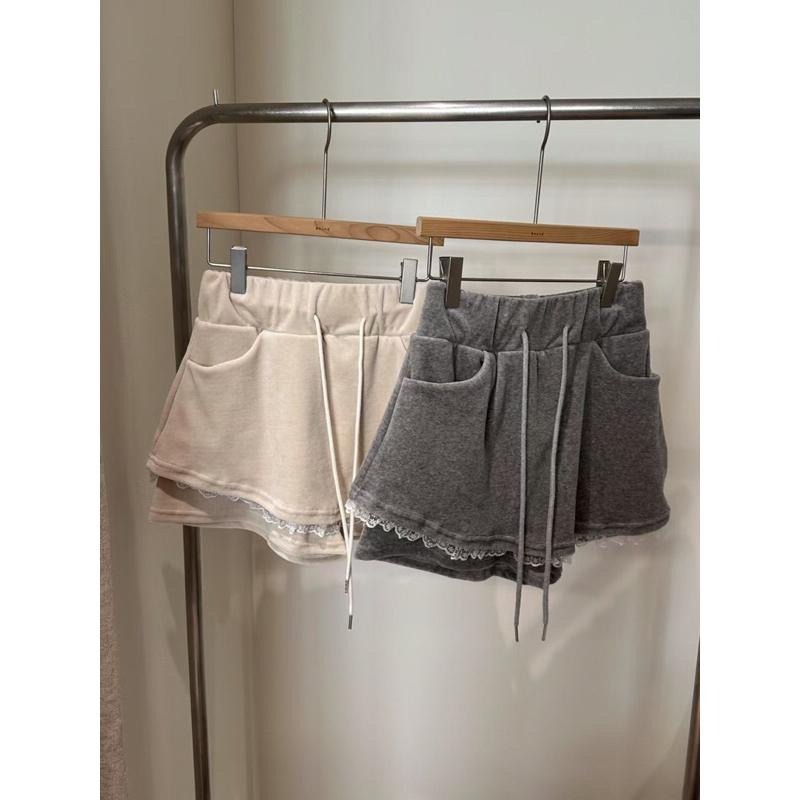 MiaoMiao Korea 純欲可愛 珍珠愛心絨面套裝 春季 東大門 正韓代購-細節圖7