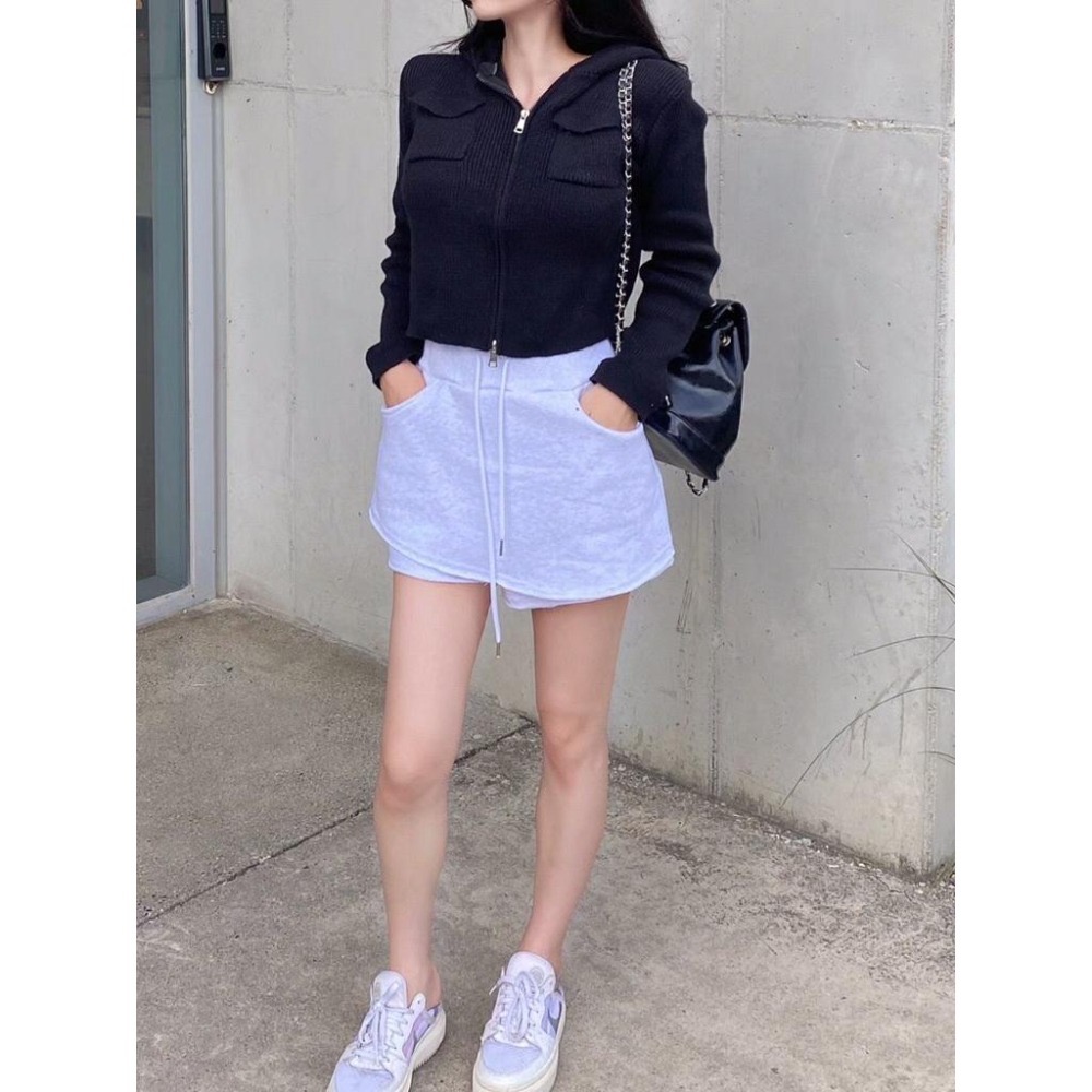 MiaoMiao Korea 甜辣風 辣妹鬆緊褲裙 夏季 東大門 正韓代購-細節圖3