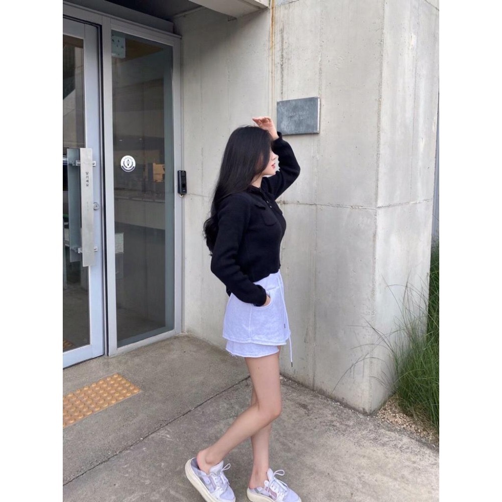 MiaoMiao Korea 甜辣風 辣妹鬆緊褲裙 夏季 東大門 正韓代購-細節圖4