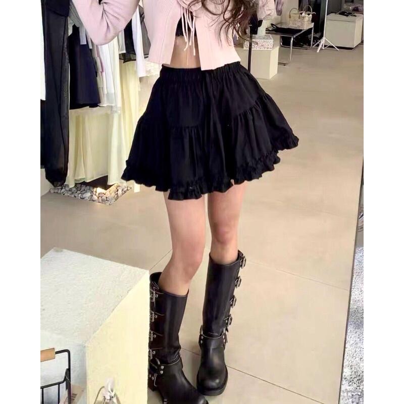 【現貨】MiaoMiao Korea 韓國ins網紅款❤️‍🔥 花邊傘狀蛋糕短裙 春季 東大門 正韓代購-細節圖6