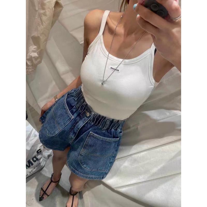 【現貨】MiaoMiao Korea 多色優惠💝 小標素色吊帶襯墊背心 MIENNE 米妮家 春夏 東大門 正韓代購-細節圖4