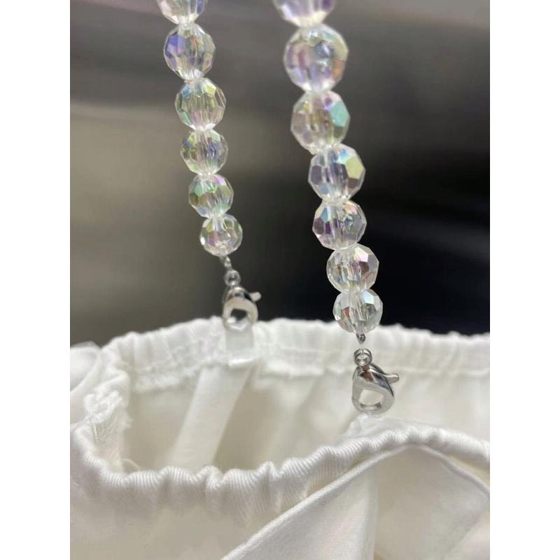 【現貨】MiaoMiao Korea 派對最閃亮的妳 心機蝴蝶結珠鍊吊帶背心 夏季 東大門 正韓代購-細節圖6