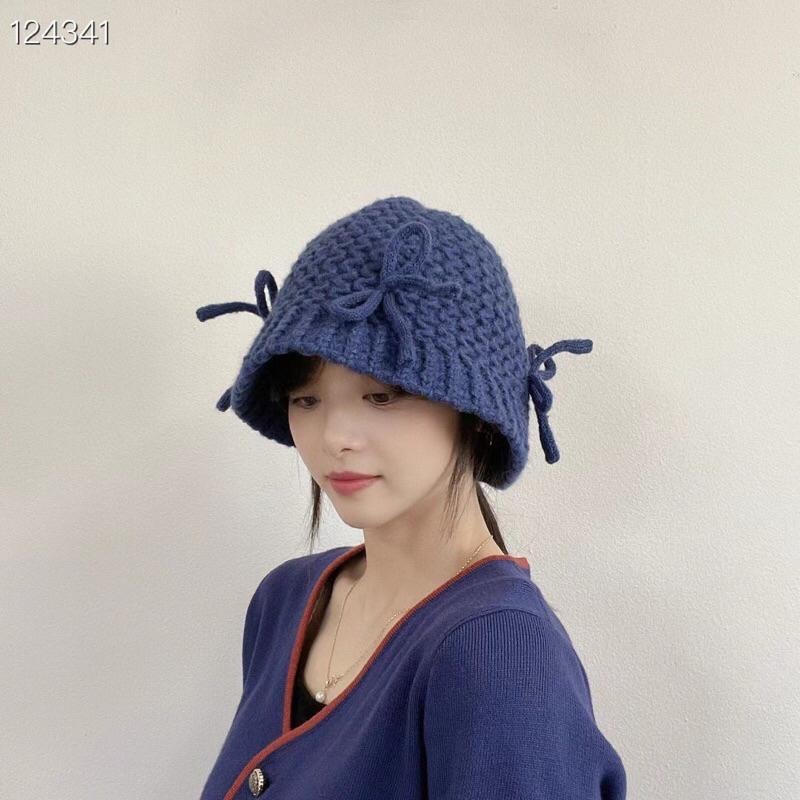 【現貨】MiaoMiao Korea 巨可愛自留款❤️ 針織蝴蝶結毛帽 秋冬 東大門 正韓代購-細節圖9