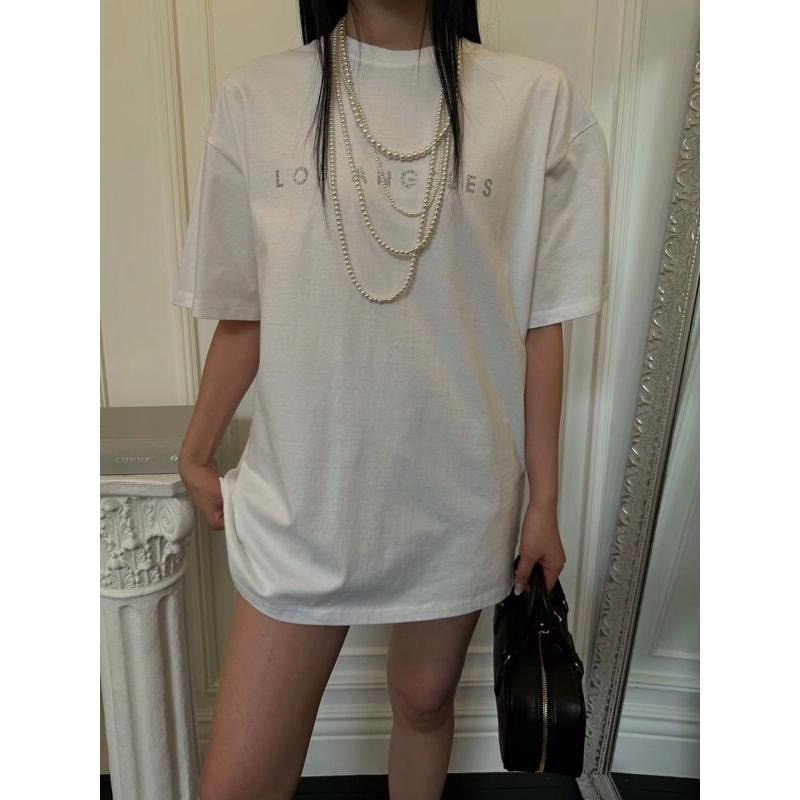 【現貨】MiaoMiao Korea 時尚簡約 閃亮字母短袖上衣 春季 東大門 正韓代購-細節圖9