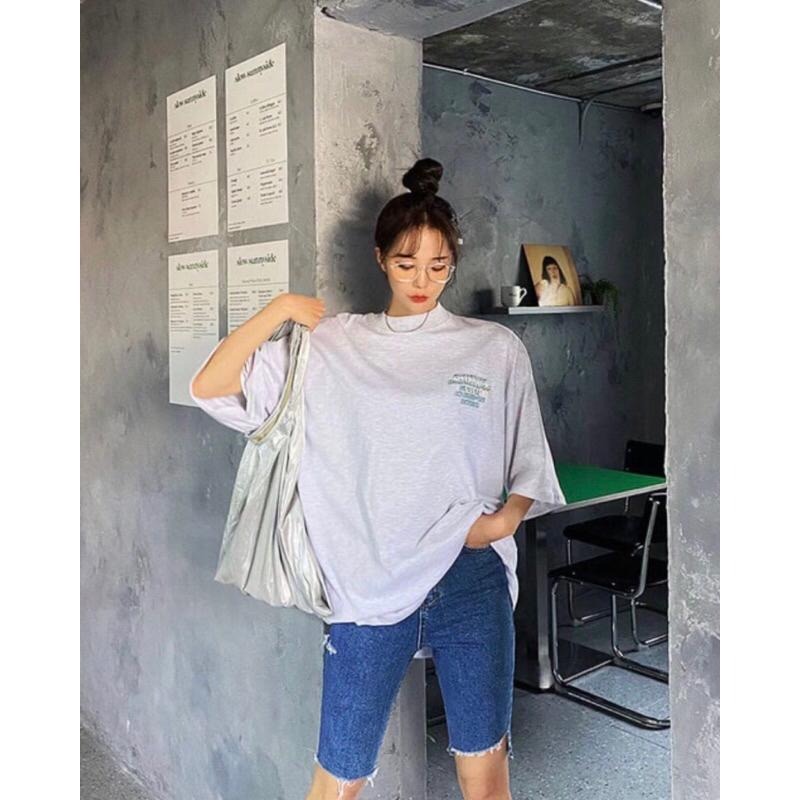 【現貨】MiaoMiao Korea 版型超好看 高腰割破五分牛仔褲 春夏 東大門 正韓代購-細節圖3