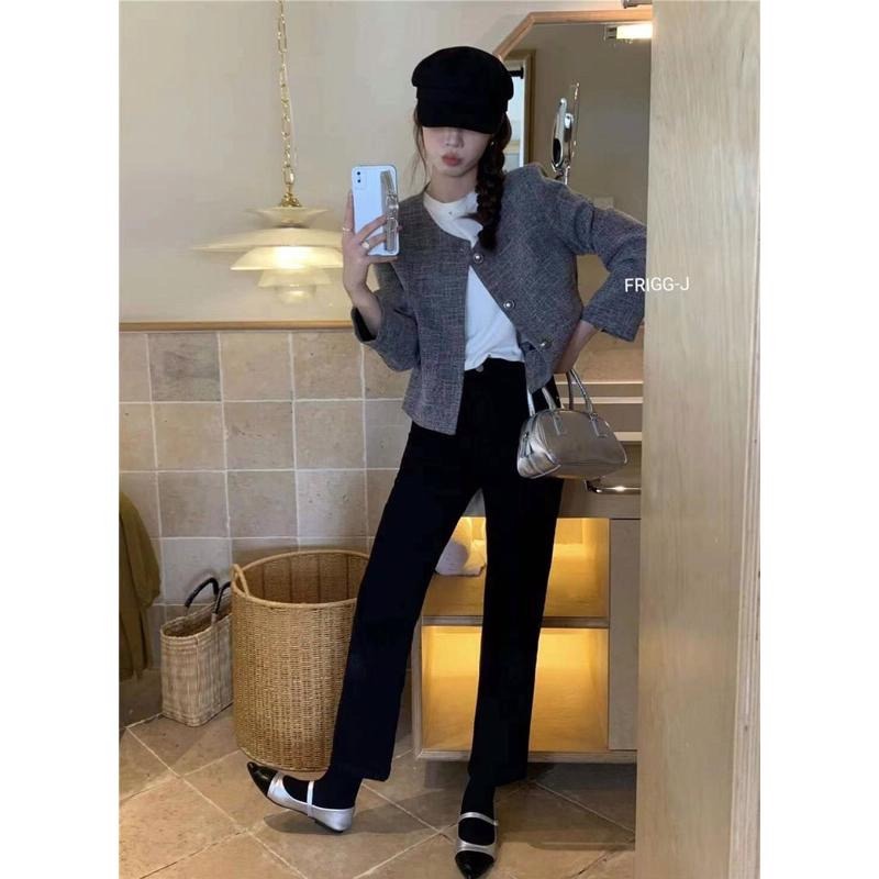 【現貨】MiaoMiao Korea 法式小香風外套 秋季 東大門 正韓代購-細節圖6