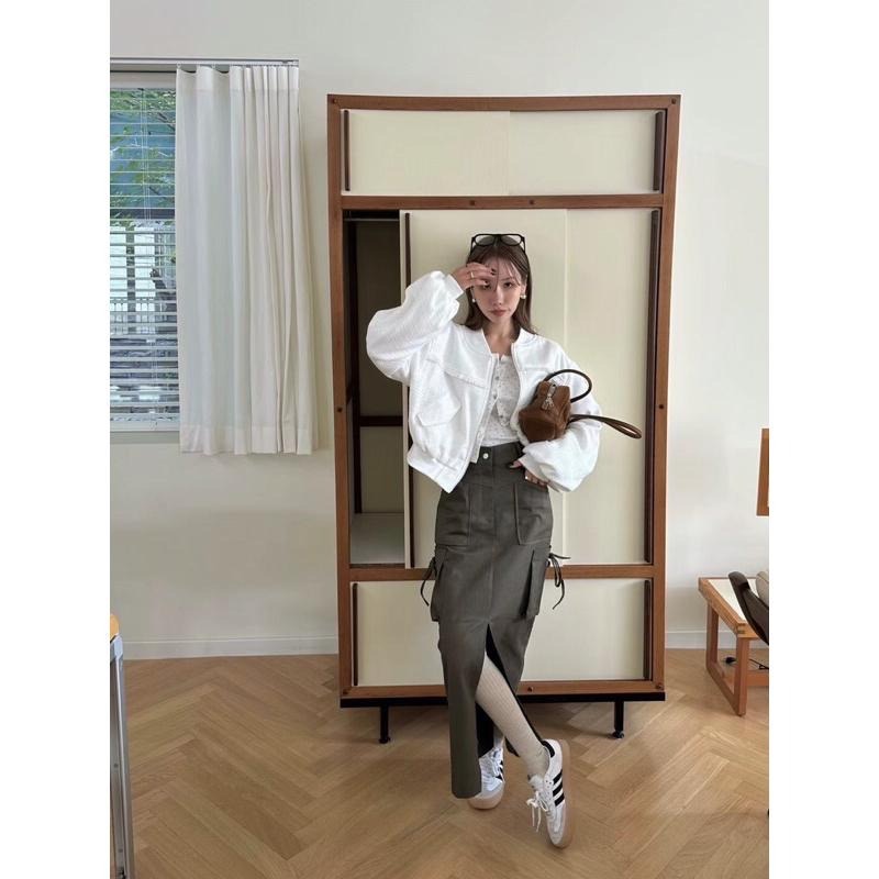 【現貨】MiaoMiao Korea 時髦好搭 小香風流蘇棒球外套 Zero 秋季 東大門 正韓代購-細節圖2