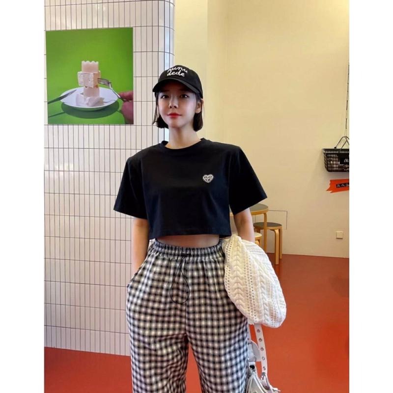 【現貨】MiaoMiao Korea 自留款❤️ 格紋抽繩休閒褲 春裝 東大門 正韓代購-細節圖2