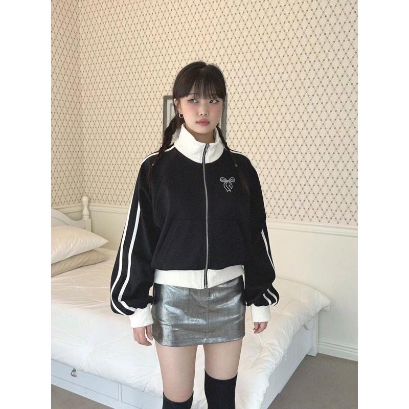 【現貨】MiaoMiao Korea 跑趴必穿 辣妹珠光迷你裙 秋季 東大門 正韓代購-細節圖3