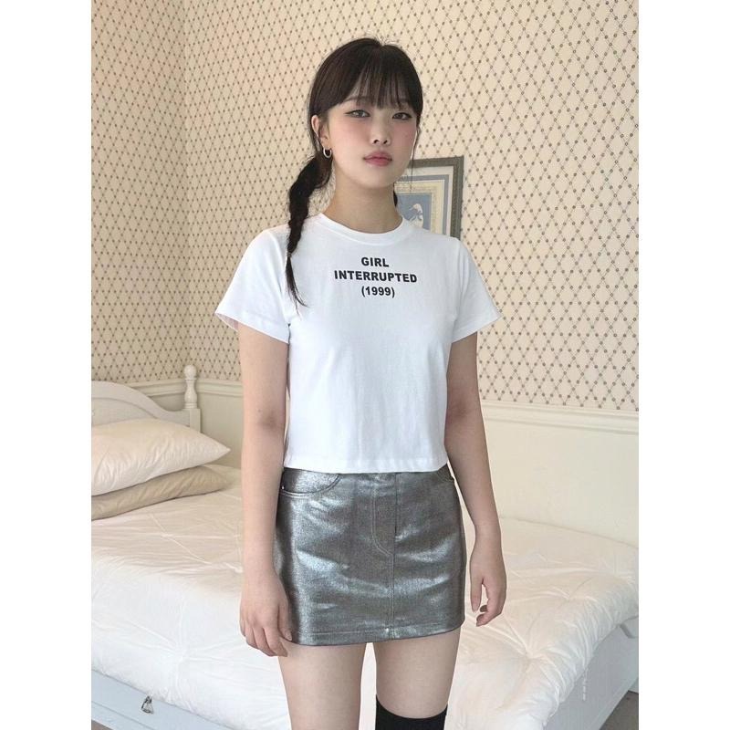 【現貨】MiaoMiao Korea 跑趴必穿 辣妹珠光迷你裙 秋季 東大門 正韓代購-細節圖8