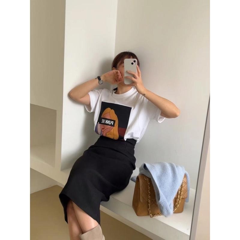 【現貨】MiaoMiao Korea 龐克愛麗絲短袖T恤 春季 東大門 正韓代購-細節圖4