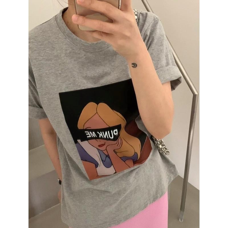 【現貨】MiaoMiao Korea 龐克愛麗絲短袖T恤 春季 東大門 正韓代購-細節圖8