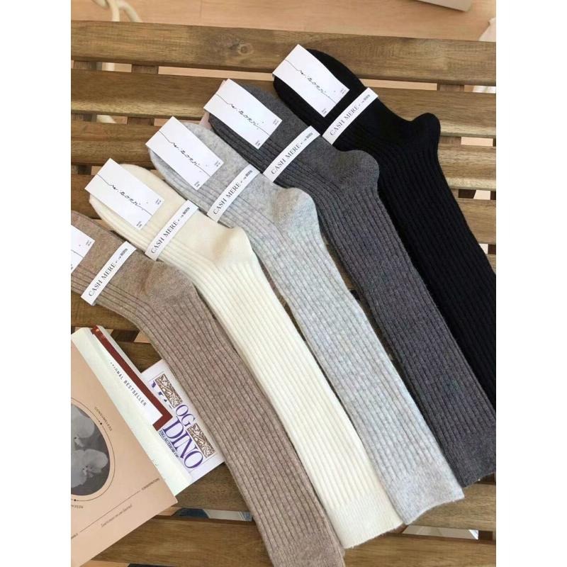 【現+預】MiaoMiao Korea 腳不冷了👍 cashmere 喀什米爾羊絨長筒襪 堆堆襪 冬季 東大門 正韓代購-細節圖7