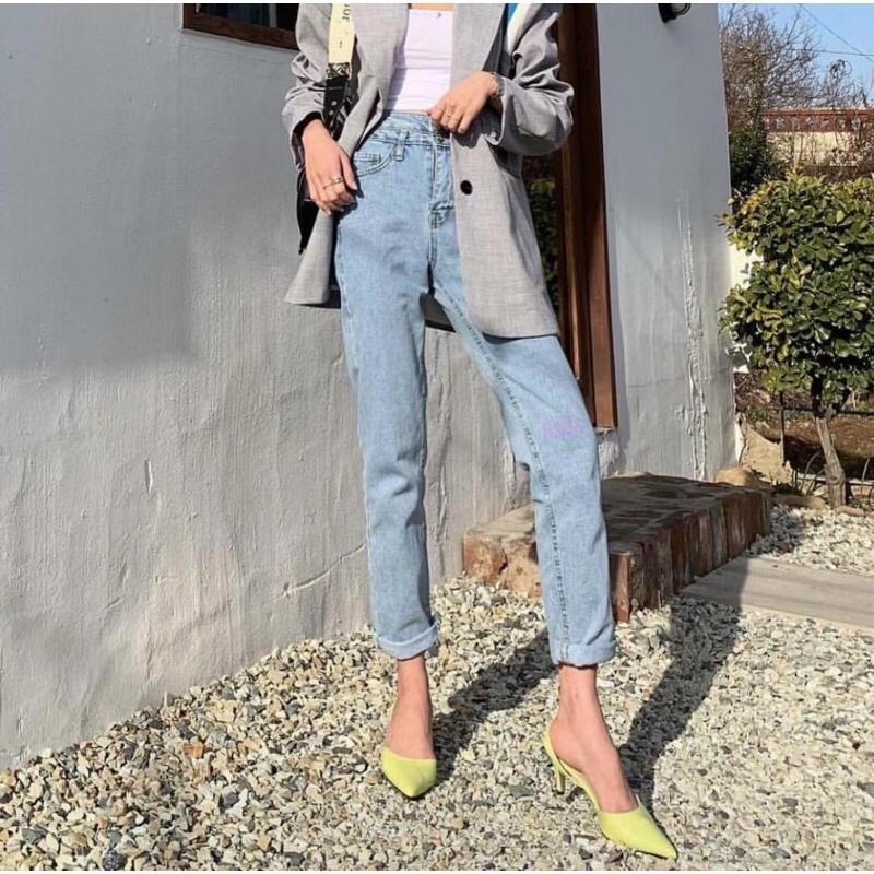 【現貨】MiaoMiao Korea 小直筒雙釦牛仔褲 秋季 東大門 正韓代購-細節圖4