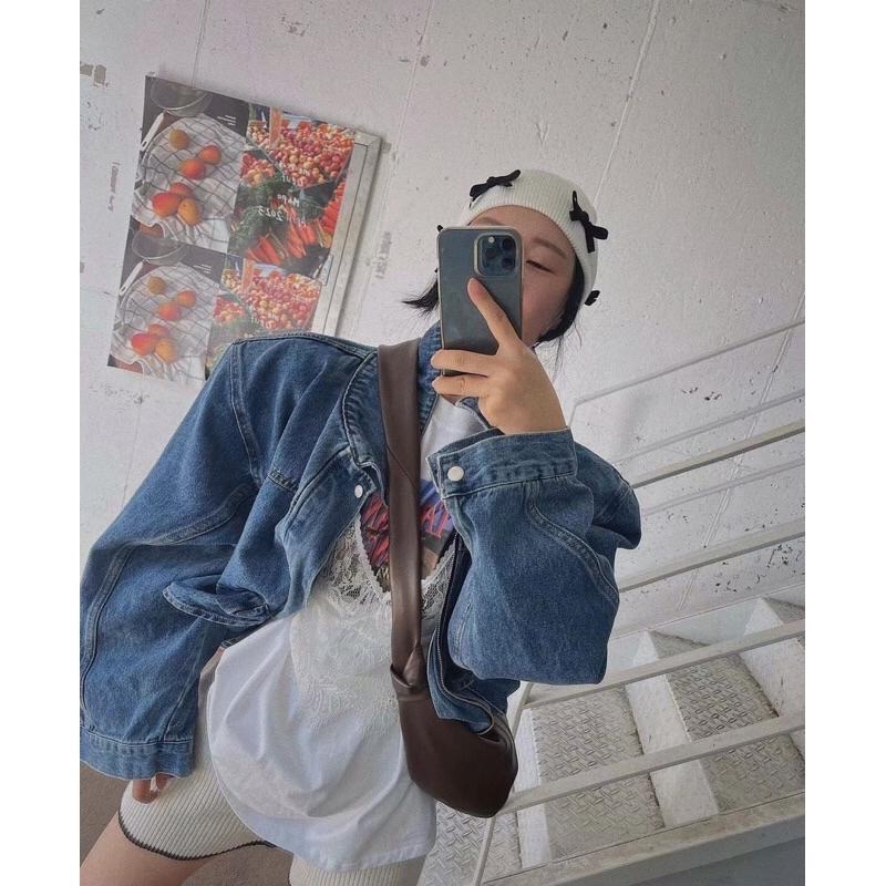 【現貨】MiaoMiao Korea 怎麼那麼好看😍 絲絨蝴蝶結掛飾撞色針織帽 秋冬 東大門 正韓代購-細節圖2