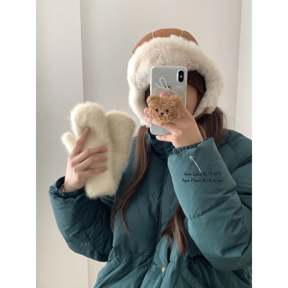 MiaoMiao Korea 雪國暖冬❄️ 雪國防寒暖呼呼護耳帽 冬季 東大門 正韓代購-細節圖5