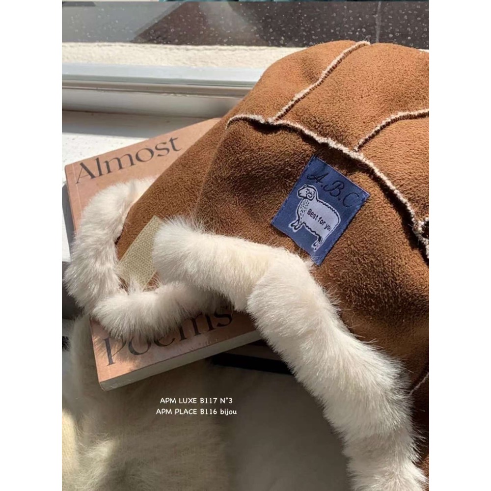 MiaoMiao Korea 雪國暖冬❄️ 雪國防寒暖呼呼護耳帽 冬季 東大門 正韓代購-細節圖10