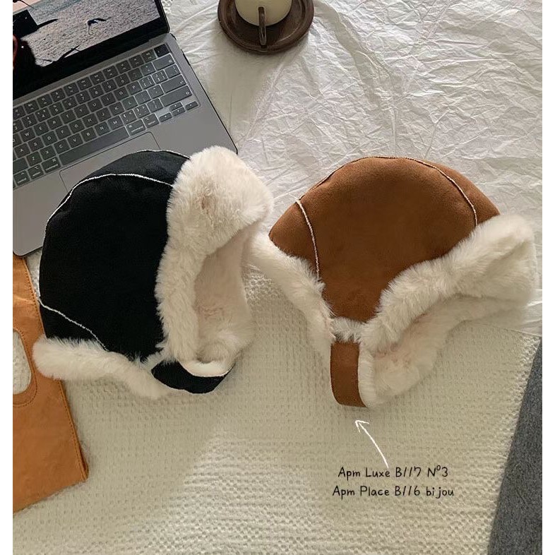 MiaoMiao Korea 雪國暖冬❄️ 雪國防寒暖呼呼護耳帽 冬季 東大門 正韓代購-細節圖11