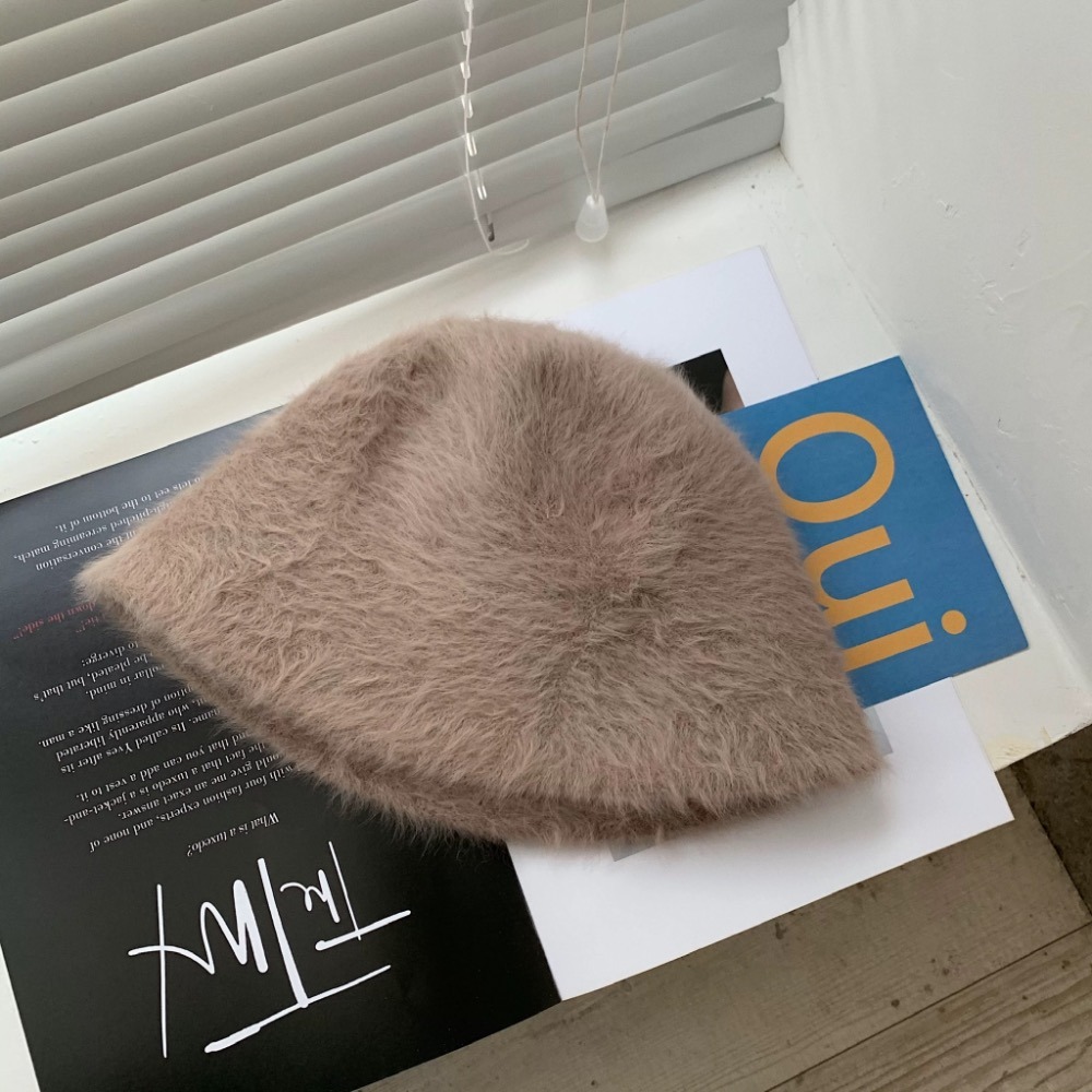 MiaoMiao Korea 秋冬就是奶呼呼毛絨絨⛄️ 仿兔毛鐘形帽 秋冬 東大門-規格圖9