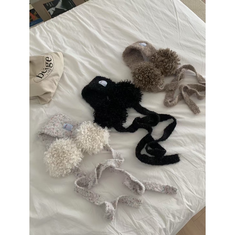 MiaoMiao Korea 糖豆色可愛羊絨毛耳罩🍬 秋冬 東大門 正韓代購-細節圖4