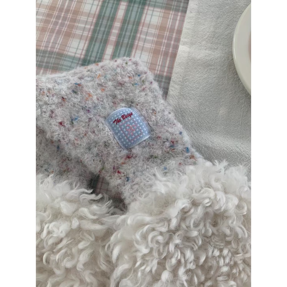 MiaoMiao Korea 糖豆色可愛羊絨毛耳罩🍬 秋冬 東大門 正韓代購-細節圖5