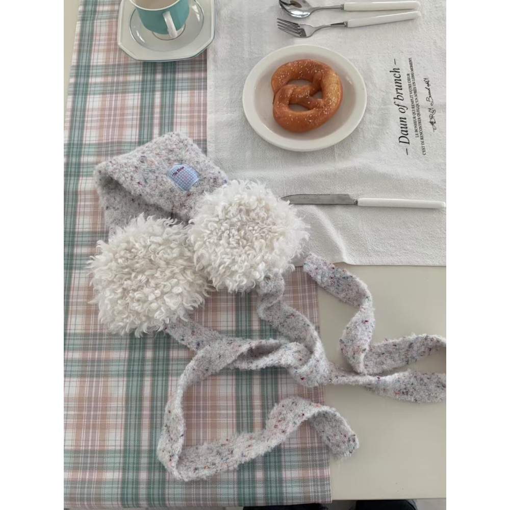 MiaoMiao Korea 糖豆色可愛羊絨毛耳罩🍬 秋冬 東大門 正韓代購-規格圖7