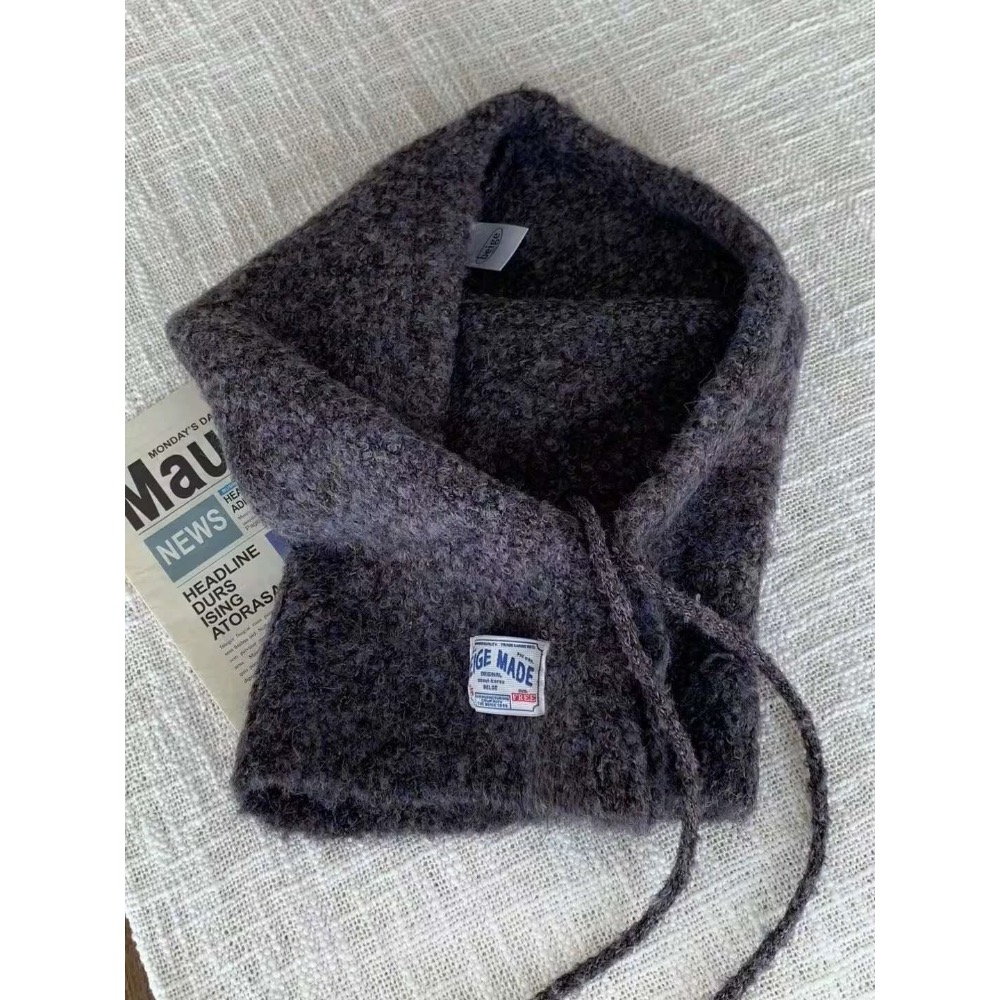 MiaoMiao Korea 🌟韓星都在戴🌟 巴拉克拉法帽 羊絨圍巾帽 秋冬 東大門 正韓代購-細節圖8