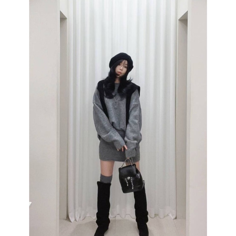 MiaoMiao Korea 針織套裝 針織上衣+針織褲裙 秋冬 東大門 正韓代購-細節圖7