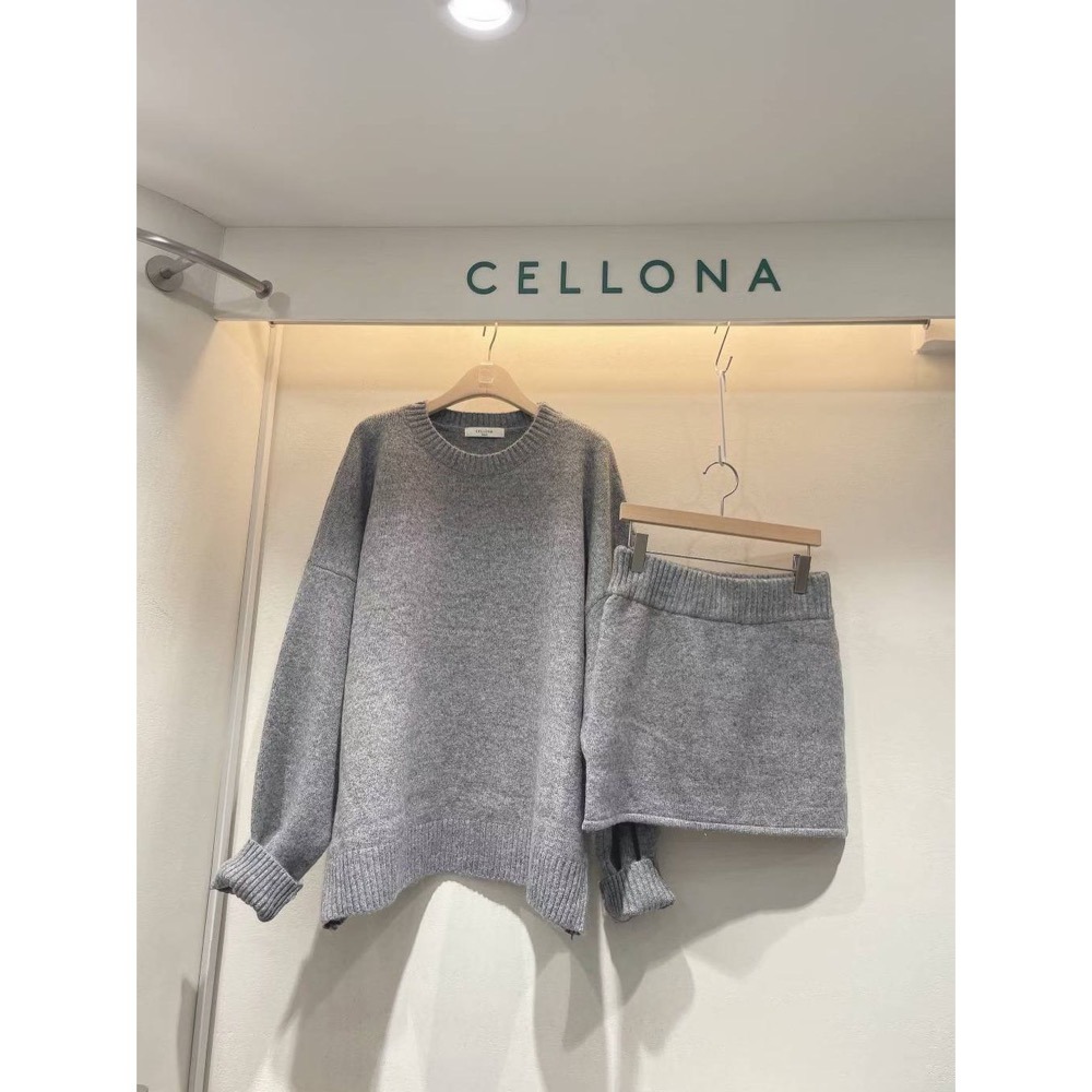 MiaoMiao Korea 針織套裝 針織上衣+針織褲裙 秋冬 東大門 正韓代購-規格圖11