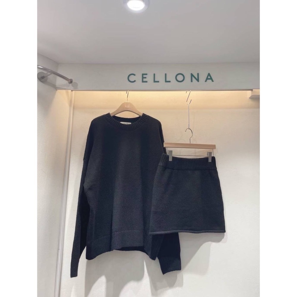 【現+預】MiaoMiao Korea 針織套裝 針織上衣+針織褲裙 秋冬 東大門 正韓代購-規格圖11