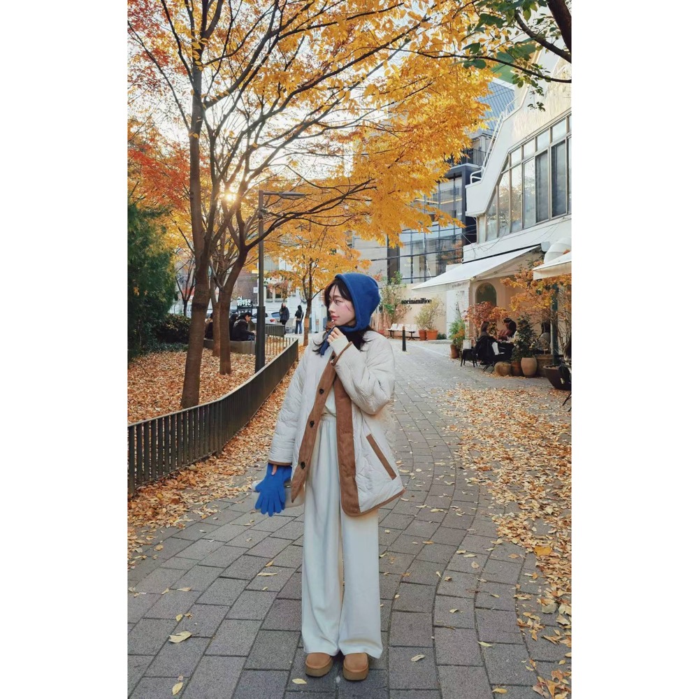 MiaoMiao Korea 費爾島羊羔毛鋪棉雙面大衣 Copiner 漂亮歐膩 秋冬 東大門 正韓代購-細節圖9