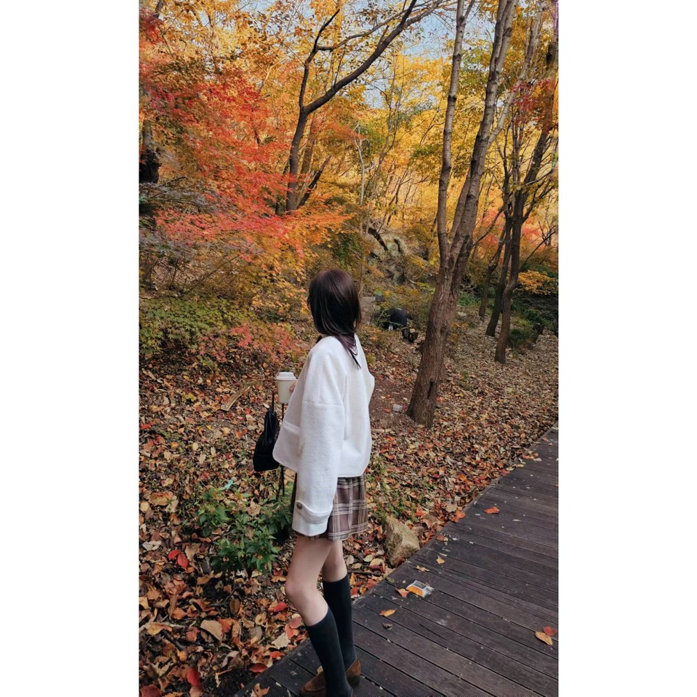 MiaoMiao Korea 經典混羊毛短外套 Copiner 漂亮歐膩 秋冬 東大門 正韓代購-細節圖3