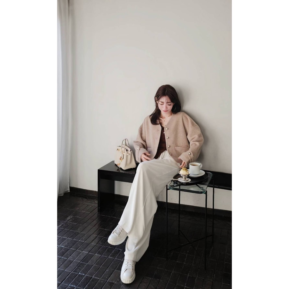 MiaoMiao Korea 經典混羊毛短外套 Copiner 漂亮歐膩 秋冬 東大門 正韓代購-細節圖5