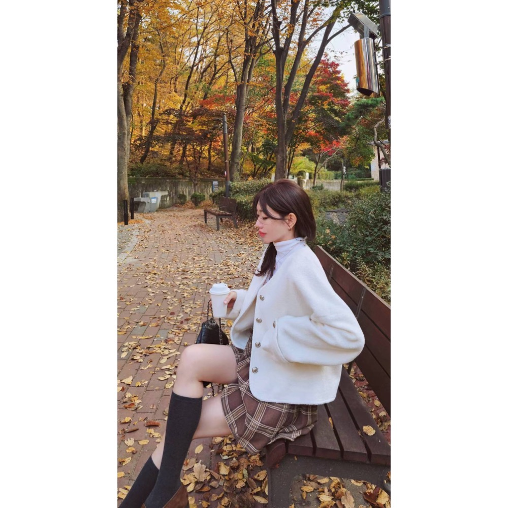 MiaoMiao Korea 經典混羊毛短外套 Copiner 漂亮歐膩 秋冬 東大門 正韓代購-規格圖11