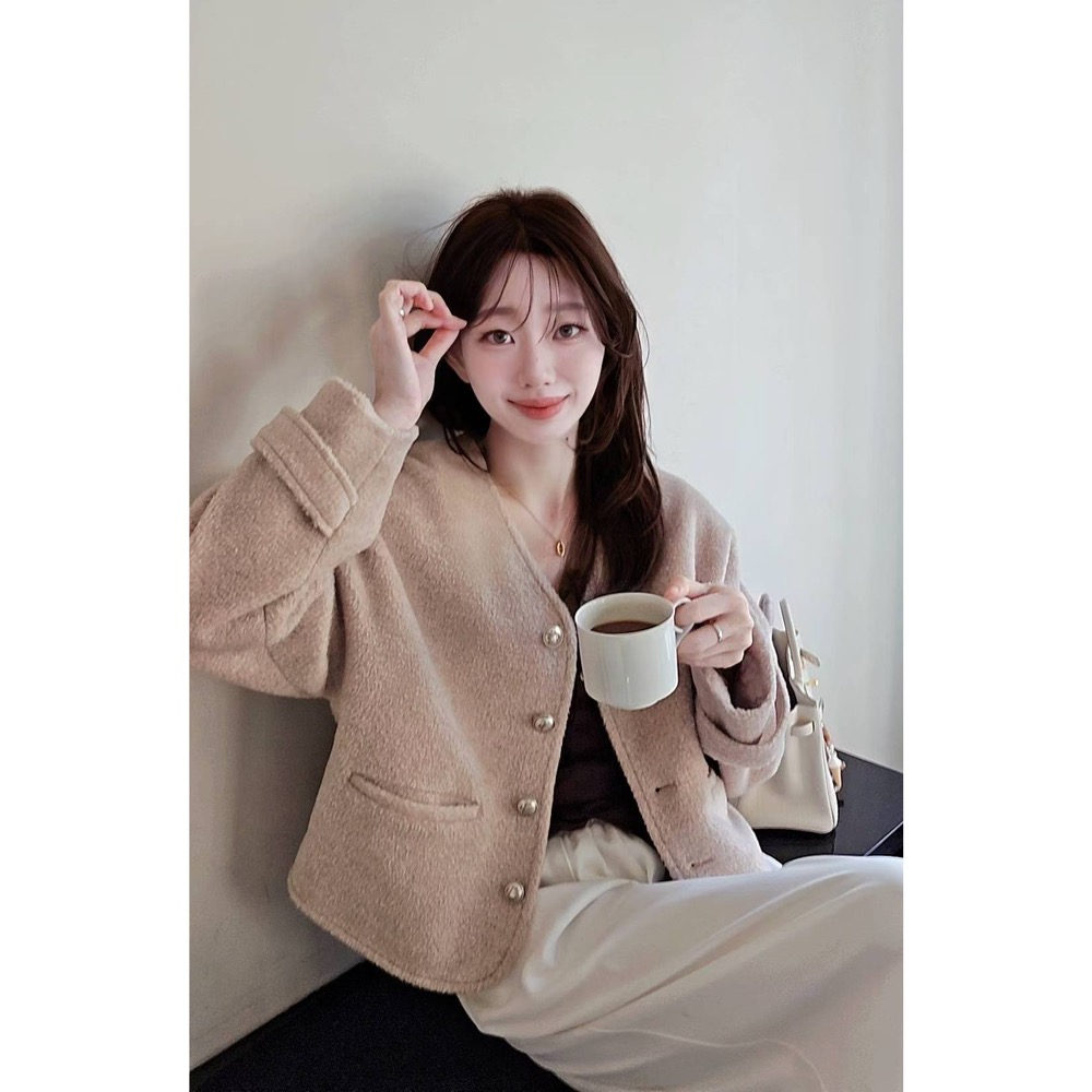 MiaoMiao Korea 經典混羊毛短外套 Copiner 漂亮歐膩 秋冬 東大門 正韓代購-規格圖11