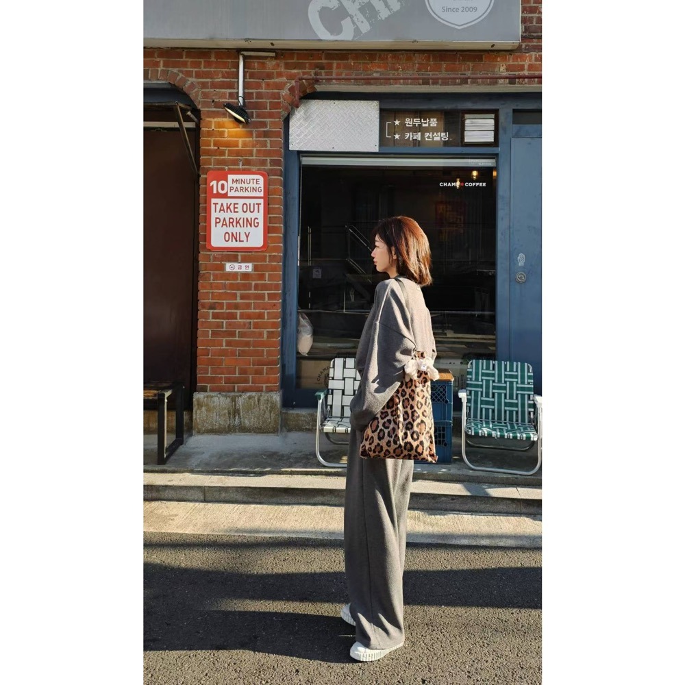 MiaoMiao Korea 磨毛休閒鬆弛感套裝 上衣+長褲 Copiner 漂亮歐膩 秋冬 東大門 正韓代購-細節圖7