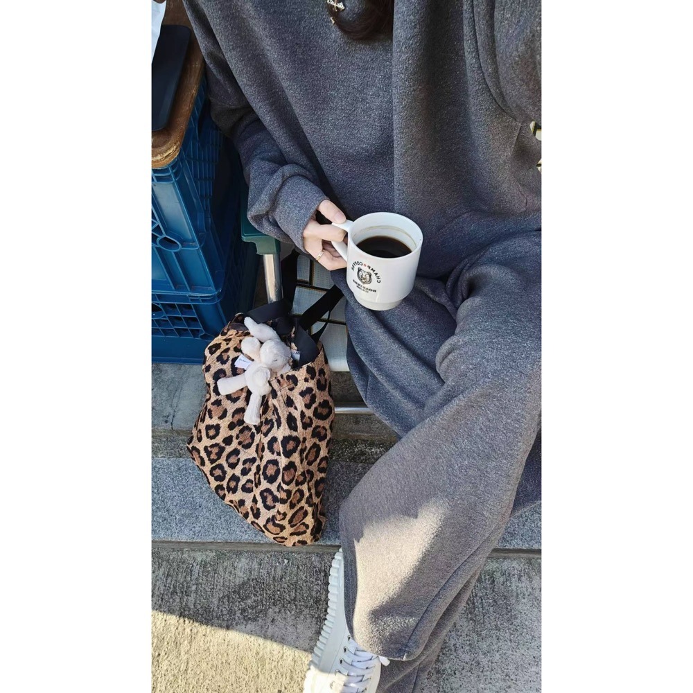 MiaoMiao Korea 磨毛休閒鬆弛感套裝 上衣+長褲 Copiner 漂亮歐膩 秋冬 東大門 正韓代購-細節圖8