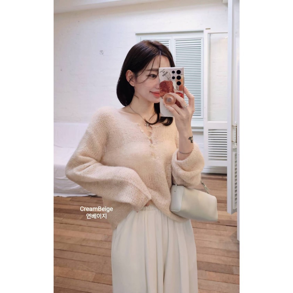 MiaoMiao Korea 溫柔到心坎的羊駝毛毛衣 Copiner 漂亮歐膩 秋冬 東大門 正韓代購-細節圖3