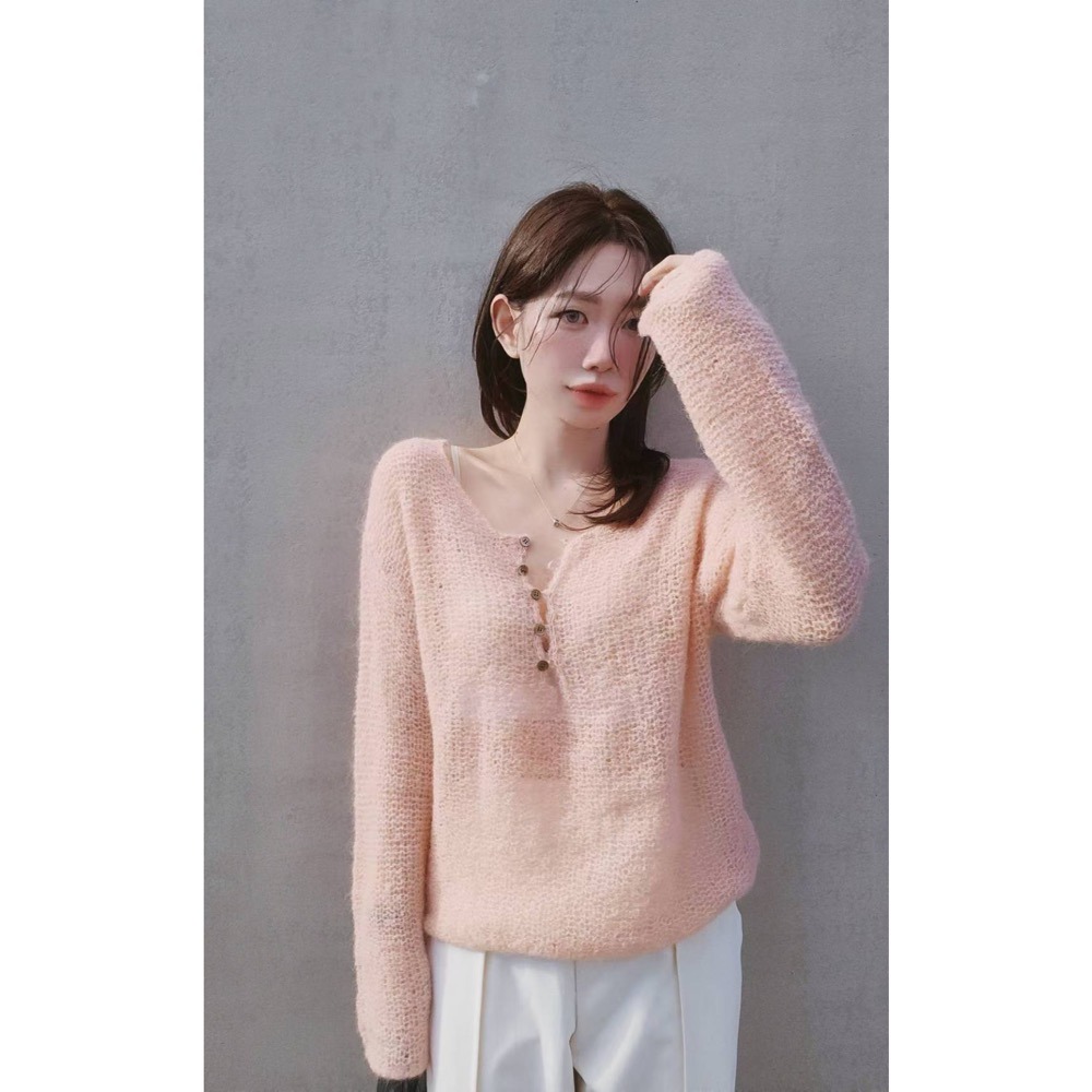 MiaoMiao Korea 溫柔到心坎的羊駝毛毛衣 Copiner 漂亮歐膩 秋冬 東大門 正韓代購-細節圖5