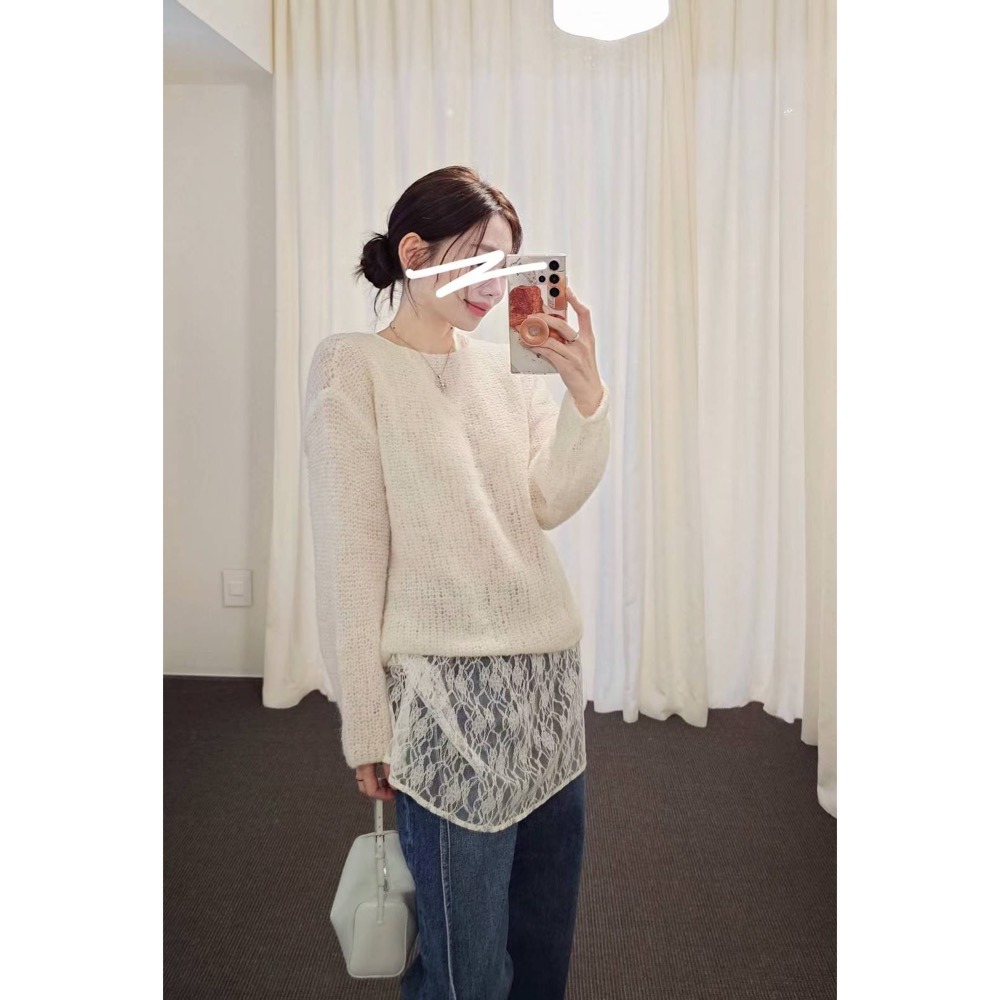 MiaoMiao Korea 溫柔到心坎的羊駝毛毛衣 Copiner 漂亮歐膩 秋冬 東大門 正韓代購-細節圖7