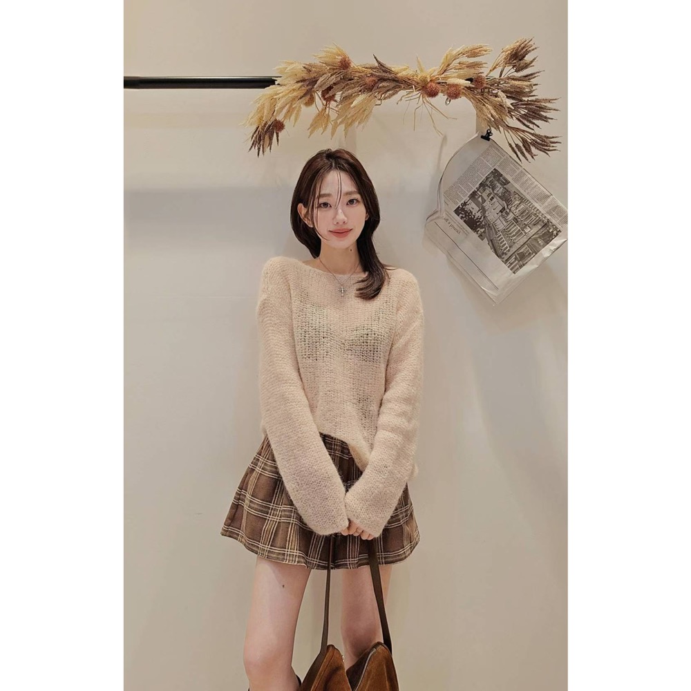 MiaoMiao Korea 英倫風小褲裙 Copiner 漂亮歐膩 秋冬 東大門 正韓代購-細節圖3