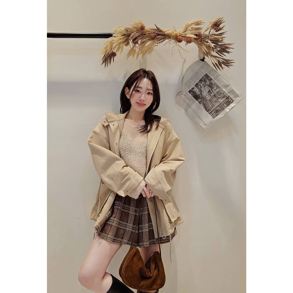 MiaoMiao Korea 英倫風小褲裙 Copiner 漂亮歐膩 秋冬 東大門 正韓代購-細節圖4