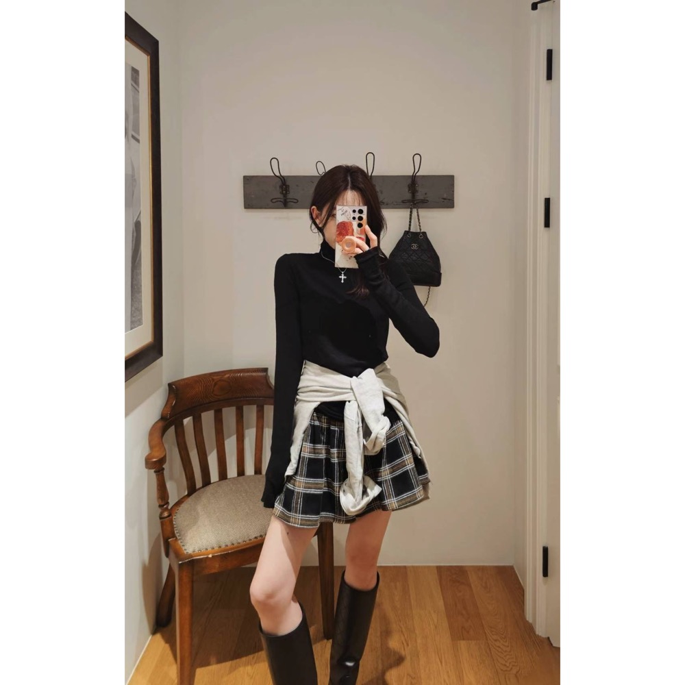 MiaoMiao Korea 英倫風小褲裙 Copiner 漂亮歐膩 秋冬 東大門 正韓代購-細節圖9