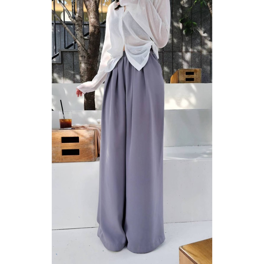 MiaoMiao Korea 升級版‼️ 法式鬆弛感闊腿西褲 Copiner 漂亮歐膩 秋季 東大門 正韓代購-細節圖8